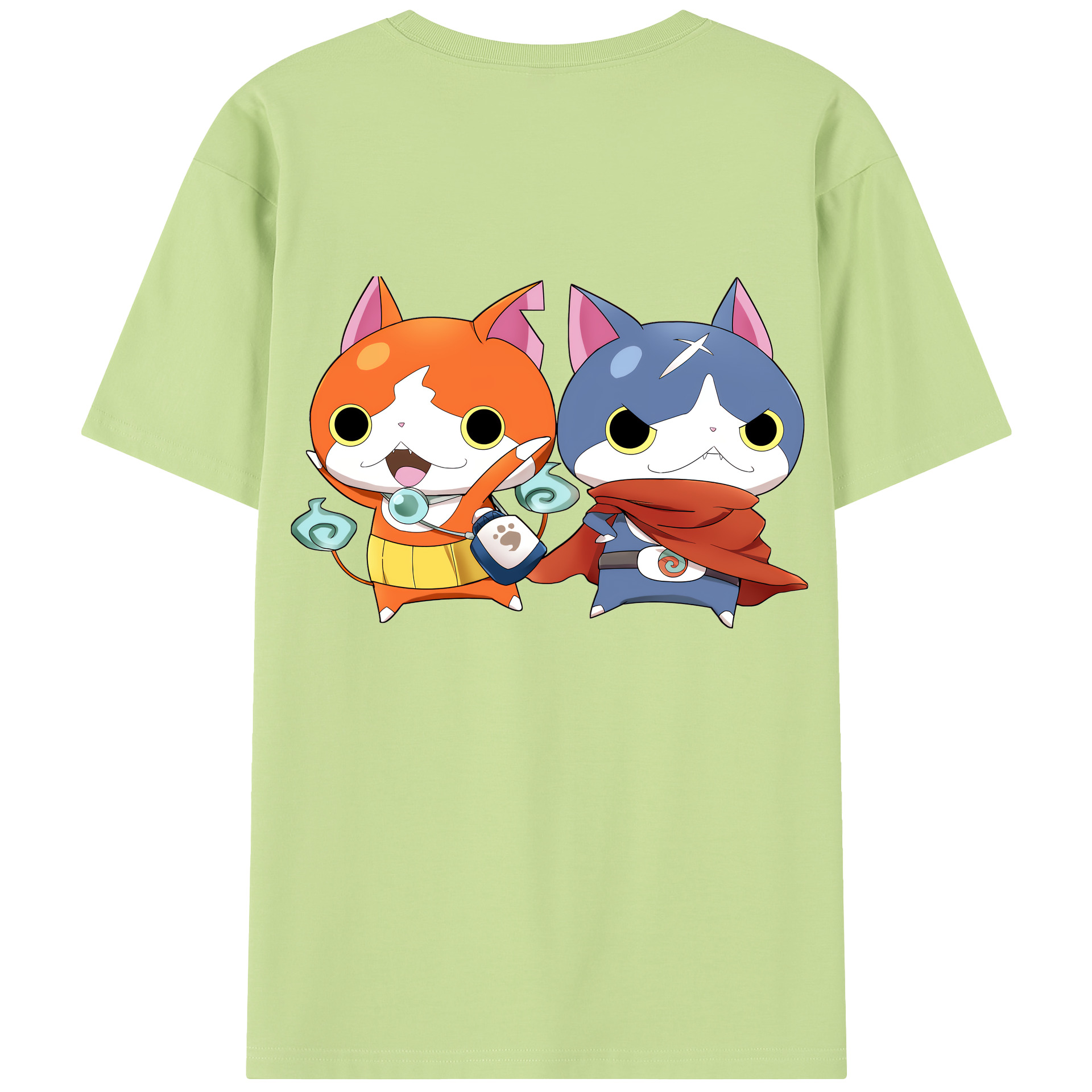 （画像用） 妖怪ウォッチ Yo-kai Watch 綿100％半袖Tシャツ（背面プリント）